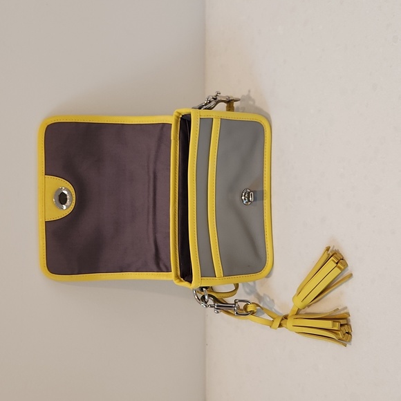 Coach Legacy Penny Two-Tone Leather Crossbody - Picture 4 of 10